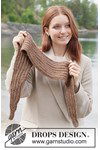 Breipatroon Sjaaltje Walnut Whirl Shawl van andere kant