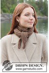 Breipatroon Sjaaltje Walnut Whirl Shawl van andere kant