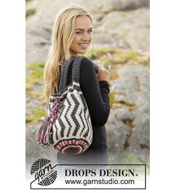 Tas Port Noir gemaakt van Drops Nepal