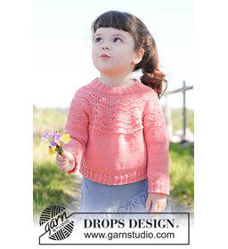 Coral Charm Trui gemaakt van Drops Safran