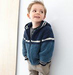 Breipatroon Vest met capuchon