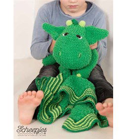 Draak gemaakt van Scheepjes Twinkle