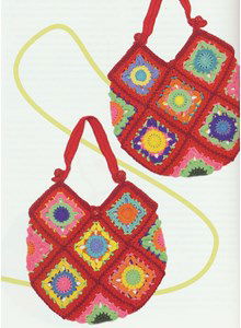 Handtas met granny squares