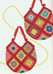 Haakpatroon Handtas met granny squares