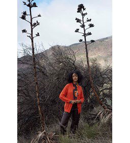 Damesvest met verticale ribbels gemaakt van Lang Yarns Wooladdicts Glory