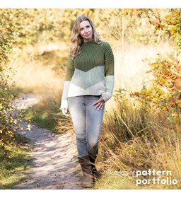 Damestrui Cascade Jumper gemaakt van Boeken scheepjeswol