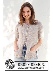 Damesvest Daisy Lane Cardigan met korte mouw en zakken