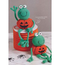 Kikkers gemaakt van Scheepjes Catona 25 en 10 gram