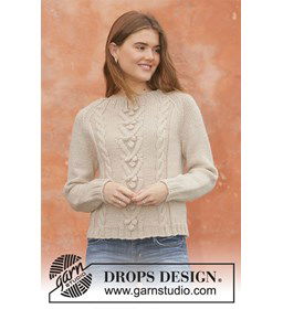 Damestrui gemaakt van Drops Big Merino