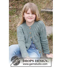 Meisjesvest gemaakt van knopen