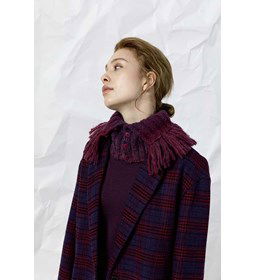 Sjaal gemaakt van Lang Yarns Carina (op=op)