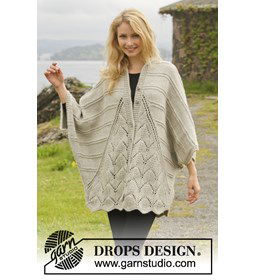 Gebreid vest in ribbelsteek