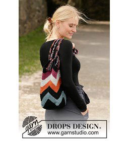 Gehaakte tas gemaakt van Drops Karisma