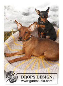 Gebreide honden mand van Eskimo.