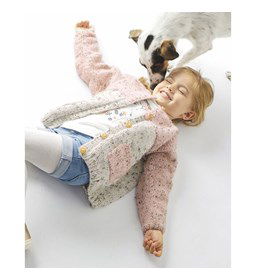 Meisjesvest gemaakt van Phildar Phil Tweedy