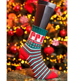 Candy Canes kerstsokken gemaakt van Lang Yarns Jawoll