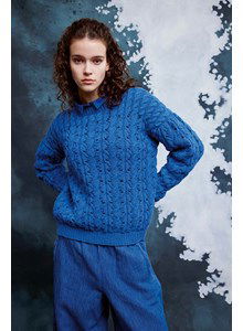 Damestrui met verticale banen