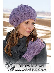 muts met vingerloze handschoenen