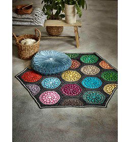 Vloerkleed gemaakt van Scheepjes Stone Washed