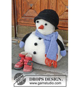 Sneeuwpop gemaakt van Drops Snow - Eskimo