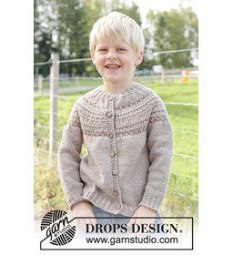 Walnuts en Smiles Cardigan gemaakt van Drops Daisy