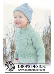 kindertrui met kabels Chilly Charm Sweater