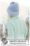Breipatroon kindertrui met kabels Chilly Charm Sweater van andere kant