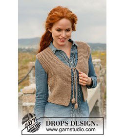 Gilet gemaakt van Drops Nepal