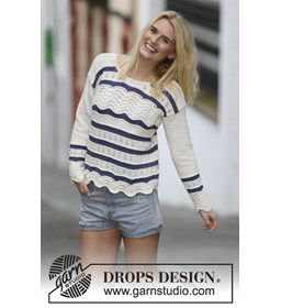 Trui gemaakt van Drops Cotton Light