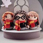 Haakpatroon Harry Potter, Hermelien en Ron
