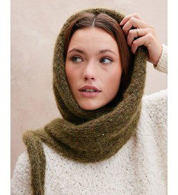 Capuchonsjaal gemaakt van Boeken Phildar