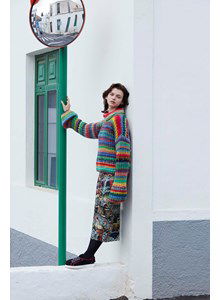 Damestrui met extra lange mouwen