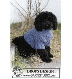 Hondentrui gemaakt van Drops Snow - Eskimo