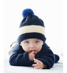 Baby muts gemaakt van Phildar Phil Partner 6