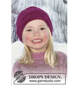 Kinder muts gemaakt van Drops Karisma