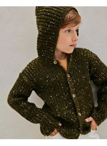 Jongens vest met cappuchon