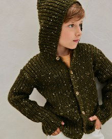 Jongens vest met cappuchon