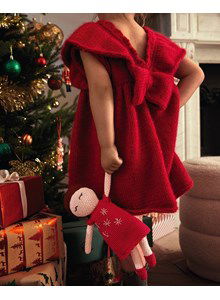 Kerstjurkje met grote strik