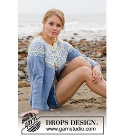 Vest gemaakt van Drops Merino extra fine