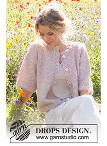 Damesvest Dream in Rose Cardigan met korte mouw