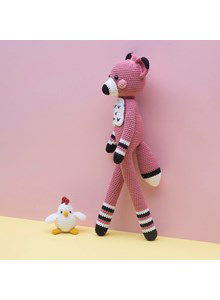 Feline de vos met kippetje