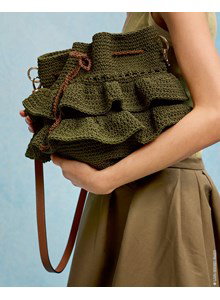 tas met gerimpelde randen