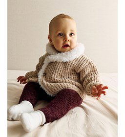 babyjasje met bontrand