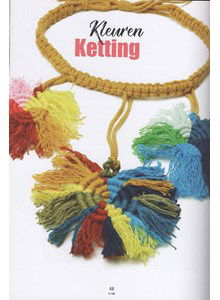 Geknoopte veren ketting