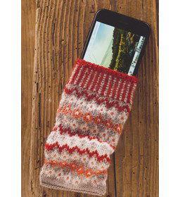 Smartphone hoes gemaakt van Lang Yarns Jawoll