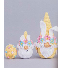 Mufficorn grote en kleine konijn kabouter