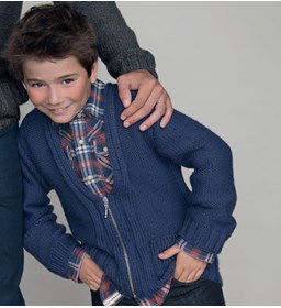 Vest gemaakt van Phildar Phil Partner 6