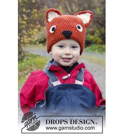 Vossen muts gemaakt van Drops Nepal