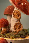 Haakpatroon herfsttafereel paddestoelen van andere kant