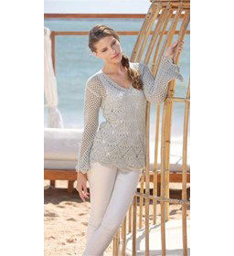 Dames trui gemaakt van Scheepjes Stone Washed